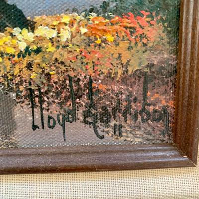 LOT 63 B: Framed & Signed LLoyd Garrison Oil Painting 2011