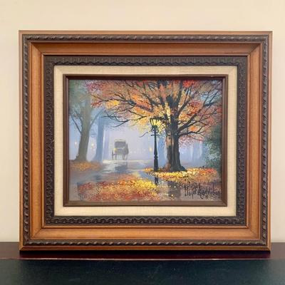 LOT 63 B: Framed & Signed LLoyd Garrison Oil Painting 2011