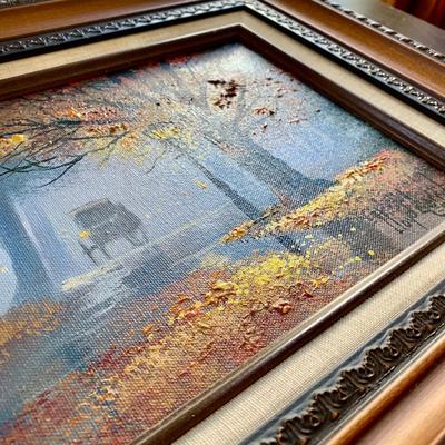LOT 63 B: Framed & Signed LLoyd Garrison Oil Painting 2011