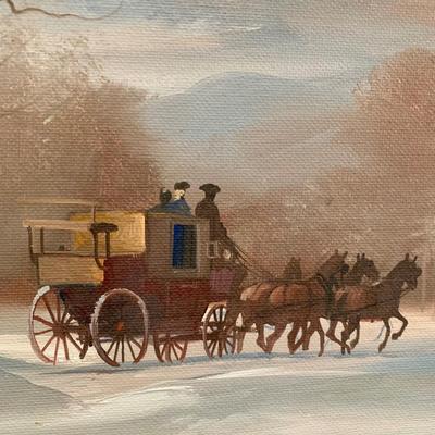 LOT 64 B: Framed & Signed LLoyd Garrison Oil Painting