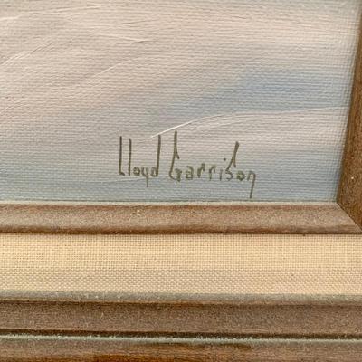 LOT 64 B: Framed & Signed LLoyd Garrison Oil Painting