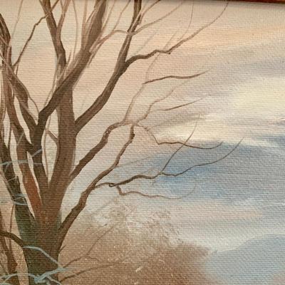 LOT 64 B: Framed & Signed LLoyd Garrison Oil Painting