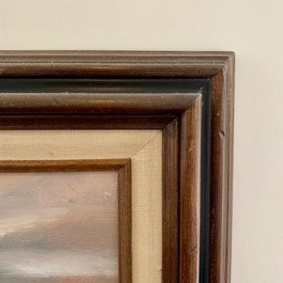 LOT 64 B: Framed & Signed LLoyd Garrison Oil Painting