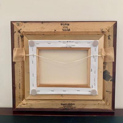 LOT 65 B: Framed & Signed Lloyd Garrison Oil Painting 2013