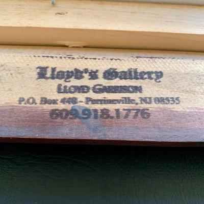 LOT 65 B: Framed & Signed Lloyd Garrison Oil Painting 2013