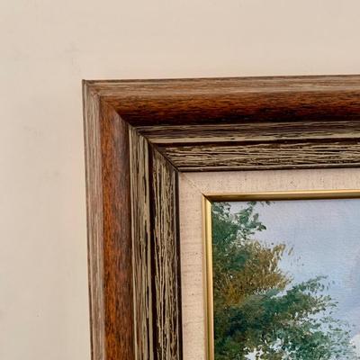 LOT 66 B: Framed & Signed Lloyd Garrison Oil Painting 2013