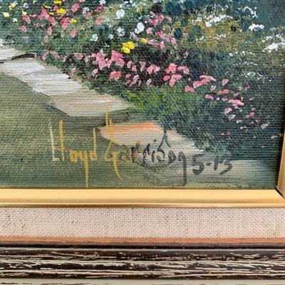 LOT 66 B: Framed & Signed Lloyd Garrison Oil Painting 2013