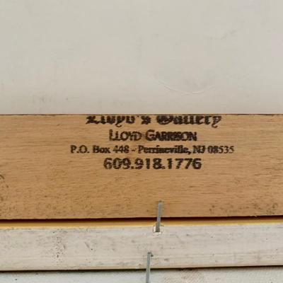 LOT 66 B: Framed & Signed Lloyd Garrison Oil Painting 2013