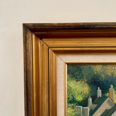 LOT 67 B: Framed & Signed Lloyd Garrison Oil Painting 2018