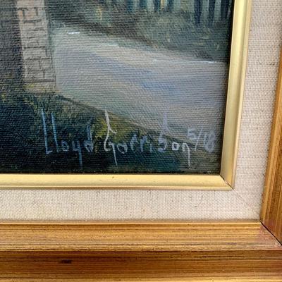 LOT 67 B: Framed & Signed Lloyd Garrison Oil Painting 2018