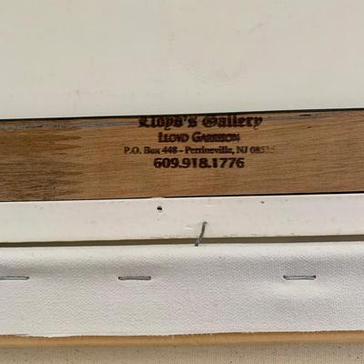 LOT 68 B: Framed & Signed Lloyd Garrison Oil Painting 2014