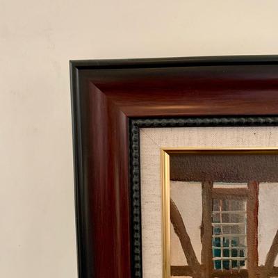 LOT 68 B: Framed & Signed Lloyd Garrison Oil Painting 2014