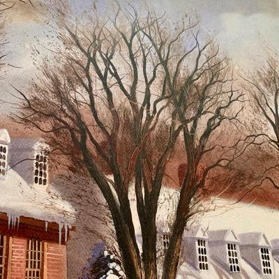 LOT 69 B: Numbered & Signed Lloyd Garrison Print 1985