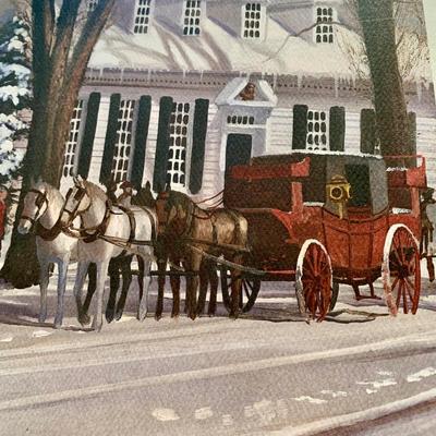 LOT 69 B: Numbered & Signed Lloyd Garrison Print 1985