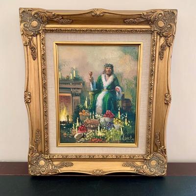 LOT 72 B: Framed & Signed Lloyd Garrison Oil Painting 2012