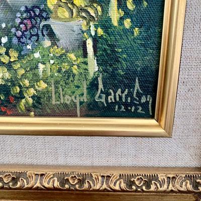 LOT 72 B: Framed & Signed Lloyd Garrison Oil Painting 2012
