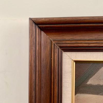 LOT 73 B: Framed & Signed Oil Painting by Lloyd Garrison 2014