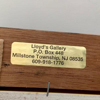 LOT 73 B: Framed & Signed Oil Painting by Lloyd Garrison 2014