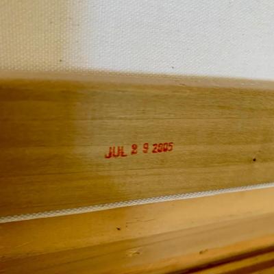 LOT 74 B: Framed, Numbered, & Signed "London" by Thomas Kinkade Canvas Print