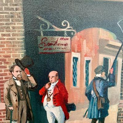 LOT 75 B: Framed & Signed Oil Painting by Lloyd Garrison 2013