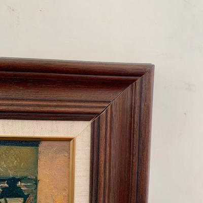 LOT 75 B: Framed & Signed Oil Painting by Lloyd Garrison 2013