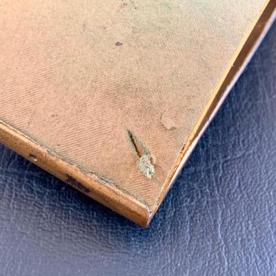 LOT 76 L: Antique French Art Nouveau Miniature Box & Rocking Ink Blotter, Jennings Brothers Ink Well, & More