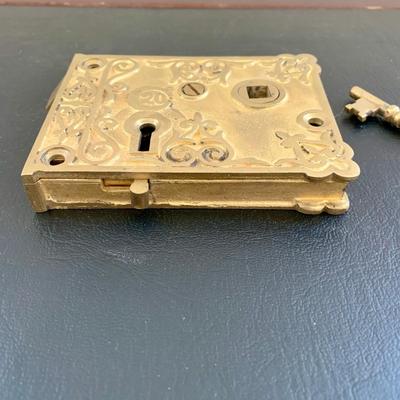 LOT 76 L: Antique French Art Nouveau Miniature Box & Rocking Ink Blotter, Jennings Brothers Ink Well, & More