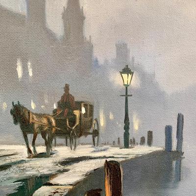 LOT 77 B: Framed & Signed Lloyd Garrison Oil Painting 2013