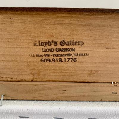 LOT 77 B: Framed & Signed Lloyd Garrison Oil Painting 2013