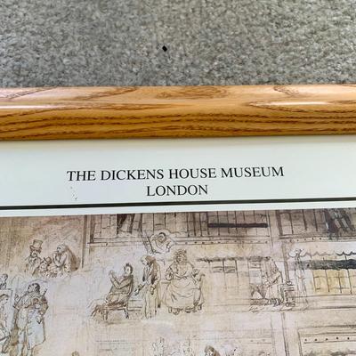 LOT 78 B: Framed & Numbered Limited Edition Print From The Dickens House Museum in London "Dickens' Dream" by R. W....