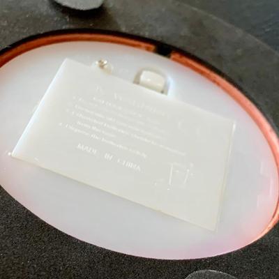 LOT 79 L: Thomas Kinkade Collection: "Home For The Holidays" Light Up Dome, 2003 "Sunday Evening Sleigh Ride" Painter...