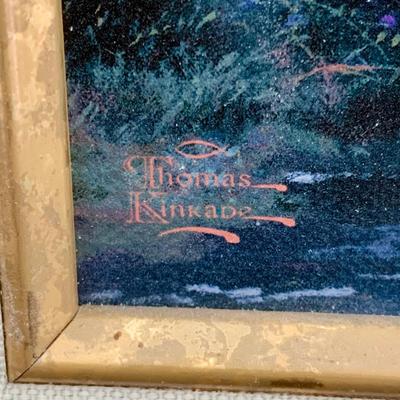 LOT 80 B: Thomas Kinkade Framed Limited Edition Prints w/ Certificated of Authenticity: "Twilight Cottage", "Moonlight...