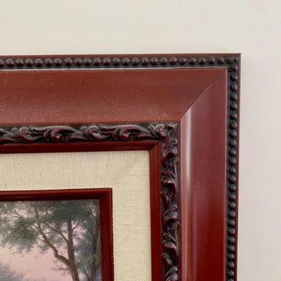 LOT 80 B: Thomas Kinkade Framed Limited Edition Prints w/ Certificated of Authenticity: "Twilight Cottage", "Moonlight...