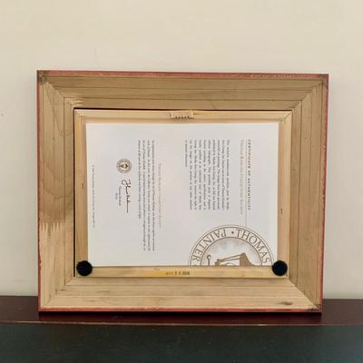 LOT 80 B: Thomas Kinkade Framed Limited Edition Prints w/ Certificated of Authenticity: "Twilight Cottage", "Moonlight...