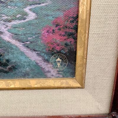 LOT 80 B: Thomas Kinkade Framed Limited Edition Prints w/ Certificated of Authenticity: "Twilight Cottage", "Moonlight...
