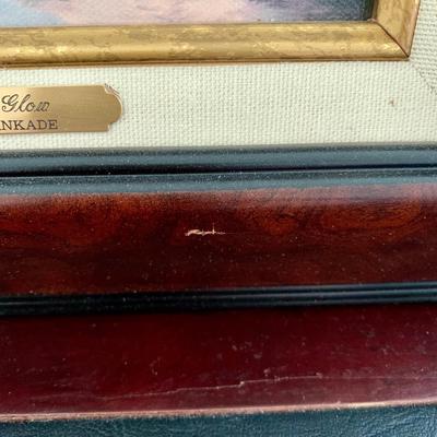 LOT 80 B: Thomas Kinkade Framed Limited Edition Prints w/ Certificated of Authenticity: "Twilight Cottage", "Moonlight...