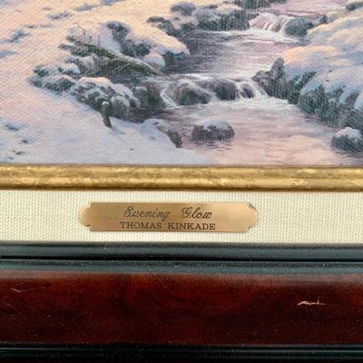 LOT 80 B: Thomas Kinkade Framed Limited Edition Prints w/ Certificated of Authenticity: "Twilight Cottage", "Moonlight...
