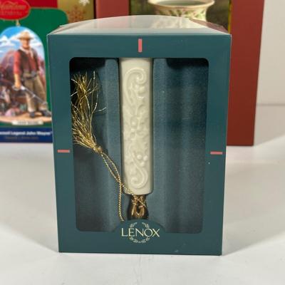 LOT 83B: Lenox, Enesco, Hallmark, Department 56 & More Ornaments
