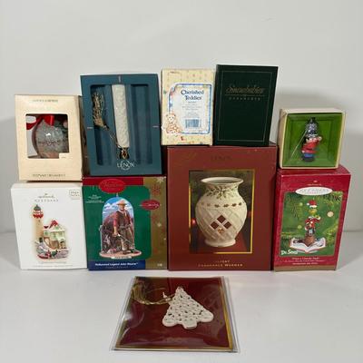 LOT 83B: Lenox, Enesco, Hallmark, Department 56 & More Ornaments
