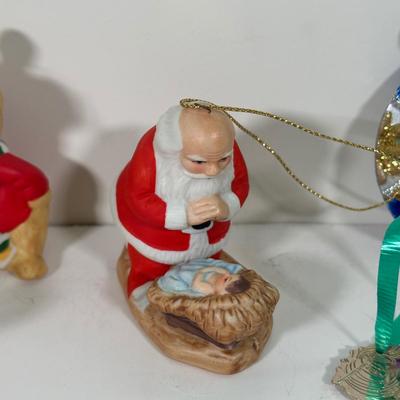 LOT 84B: Vintage Christmas Collection - 7” Ceramic Light Up Tree, Pyramid Ornaments & More!