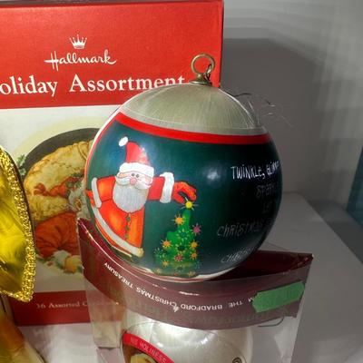 LOT 84B: Vintage Christmas Collection - 7” Ceramic Light Up Tree, Pyramid Ornaments & More!