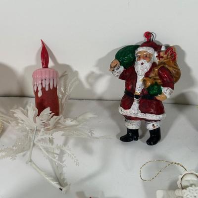LOT 84B: Vintage Christmas Collection - 7” Ceramic Light Up Tree, Pyramid Ornaments & More!