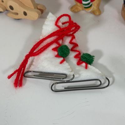 LOT 84B: Vintage Christmas Collection - 7” Ceramic Light Up Tree, Pyramid Ornaments & More!