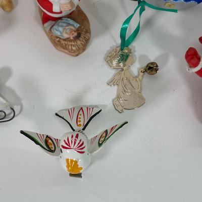 LOT 84B: Vintage Christmas Collection - 7” Ceramic Light Up Tree, Pyramid Ornaments & More!