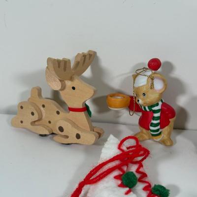 LOT 84B: Vintage Christmas Collection - 7” Ceramic Light Up Tree, Pyramid Ornaments & More!