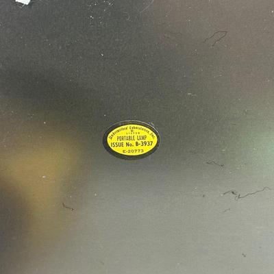 LOT 87B: Vintage Toleware Metal Table Lamp