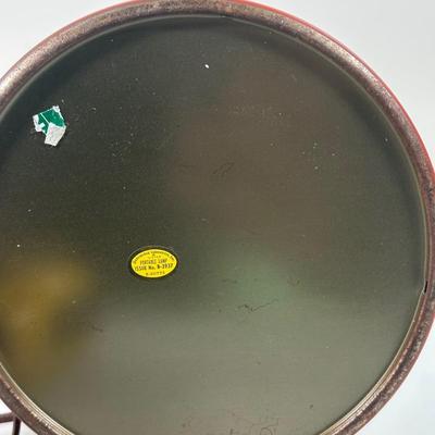 LOT 87B: Vintage Toleware Metal Table Lamp