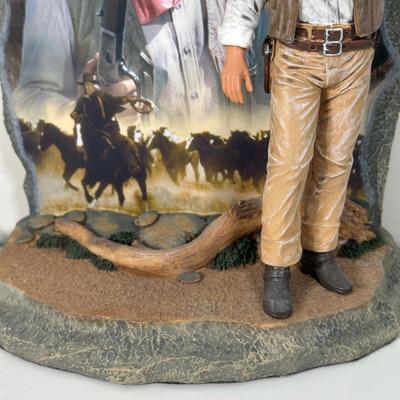 LOT 90B: 2 Sets Of The Bradford Exchange John Wayne Bookends