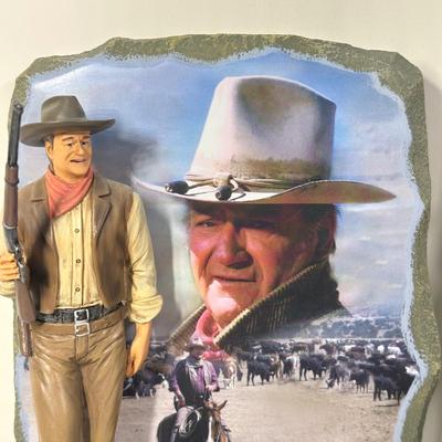 LOT 90B: 2 Sets Of The Bradford Exchange John Wayne Bookends