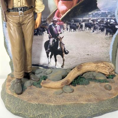 LOT 90B: 2 Sets Of The Bradford Exchange John Wayne Bookends